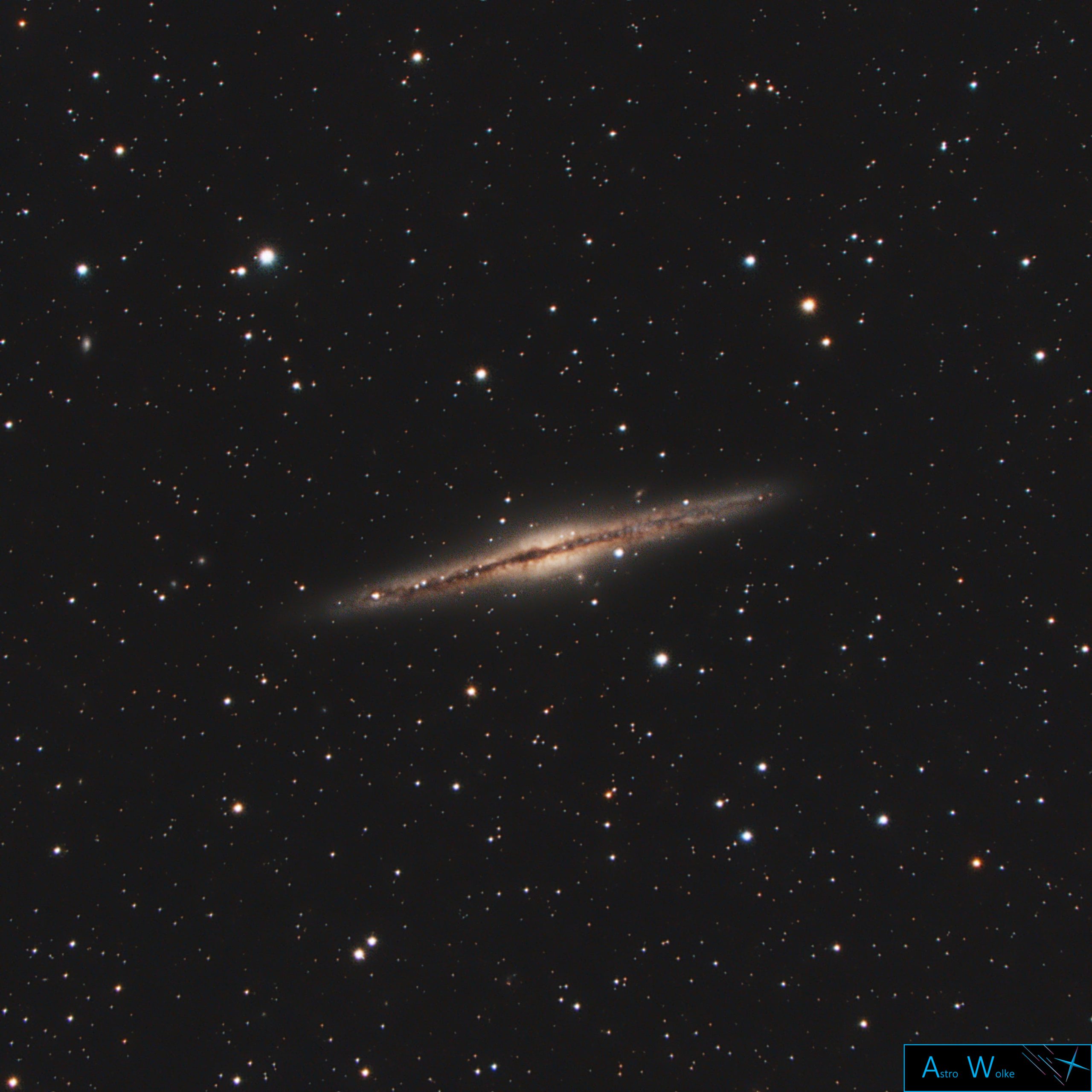 NGC 891 – Silver Silver Galaxy