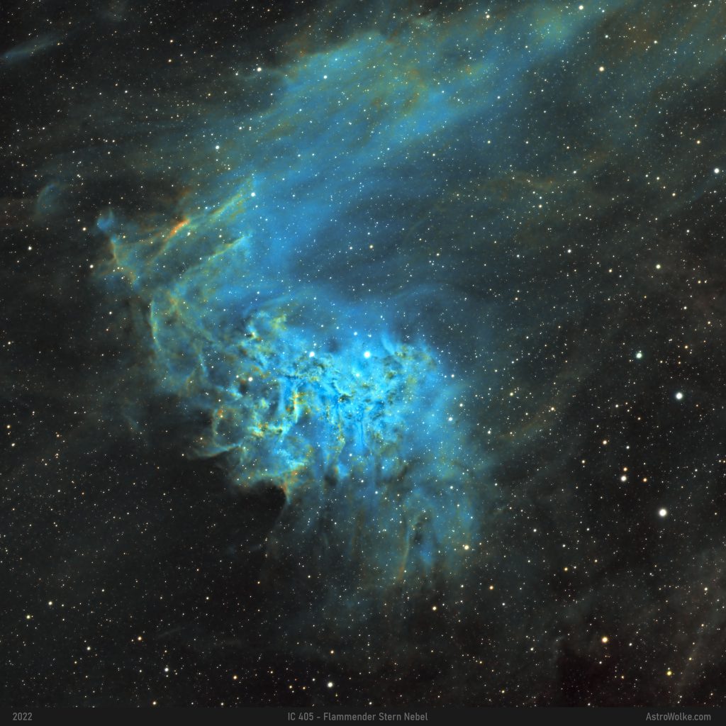 IC 405 - Flammender Stern Nebel