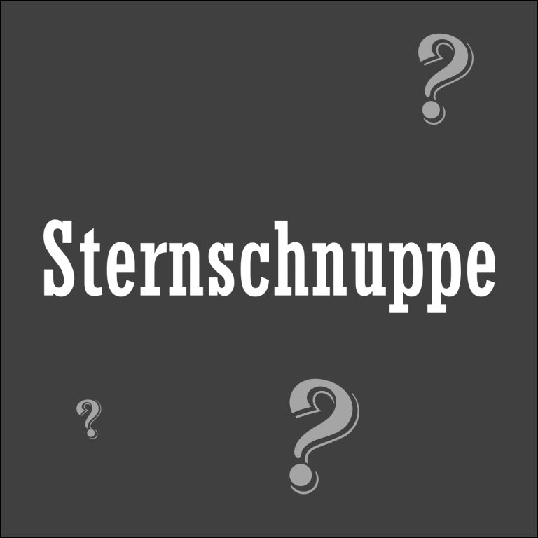 Wissens-Happen Sternschnuppe