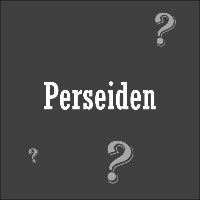 Wissenshappen - Perseiden
